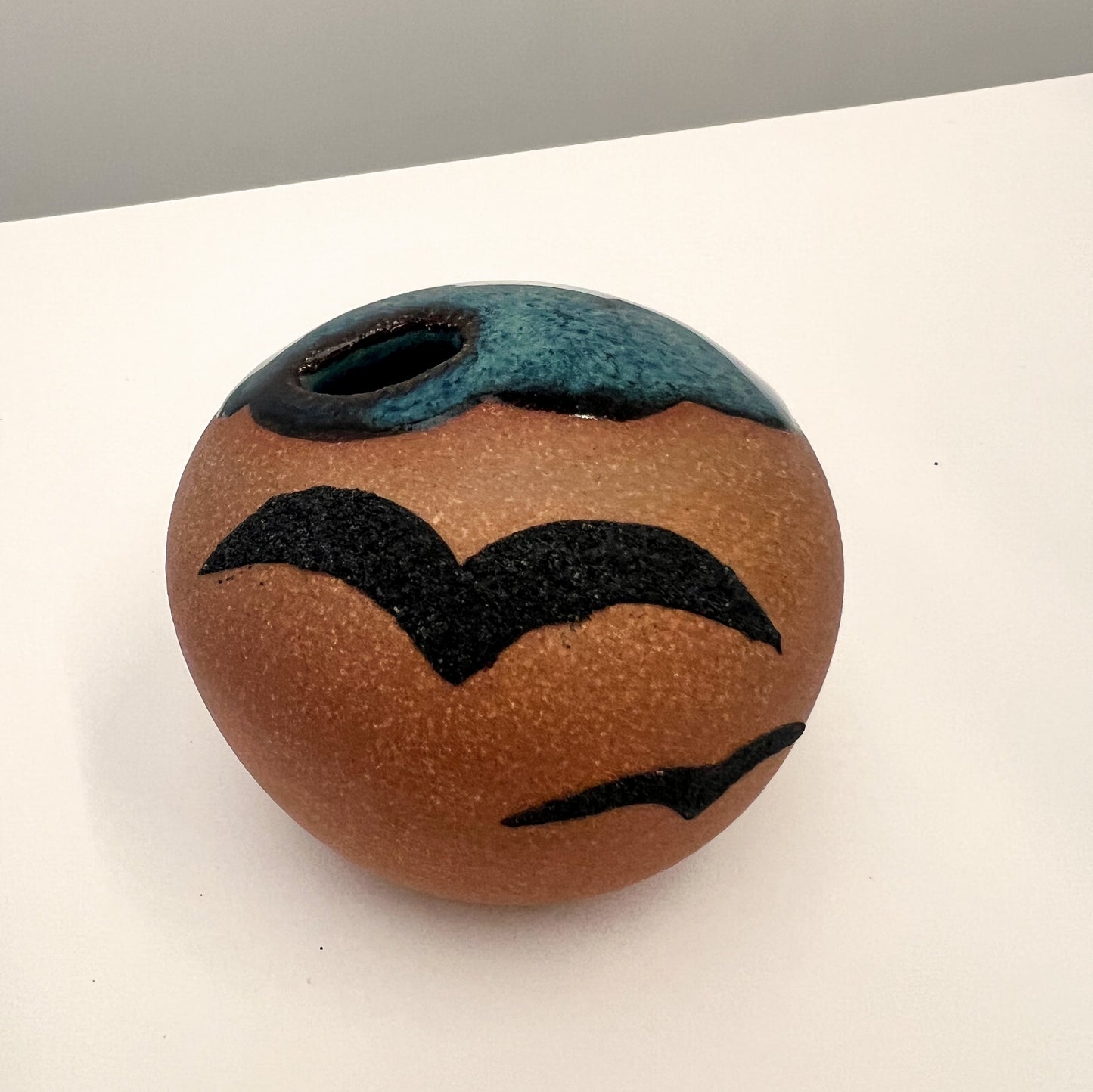 Stem Vase with Birds