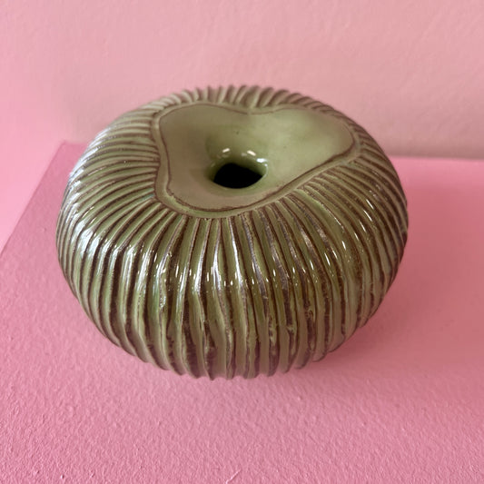 Silverfinch Ceramics | Bud Vase | Green