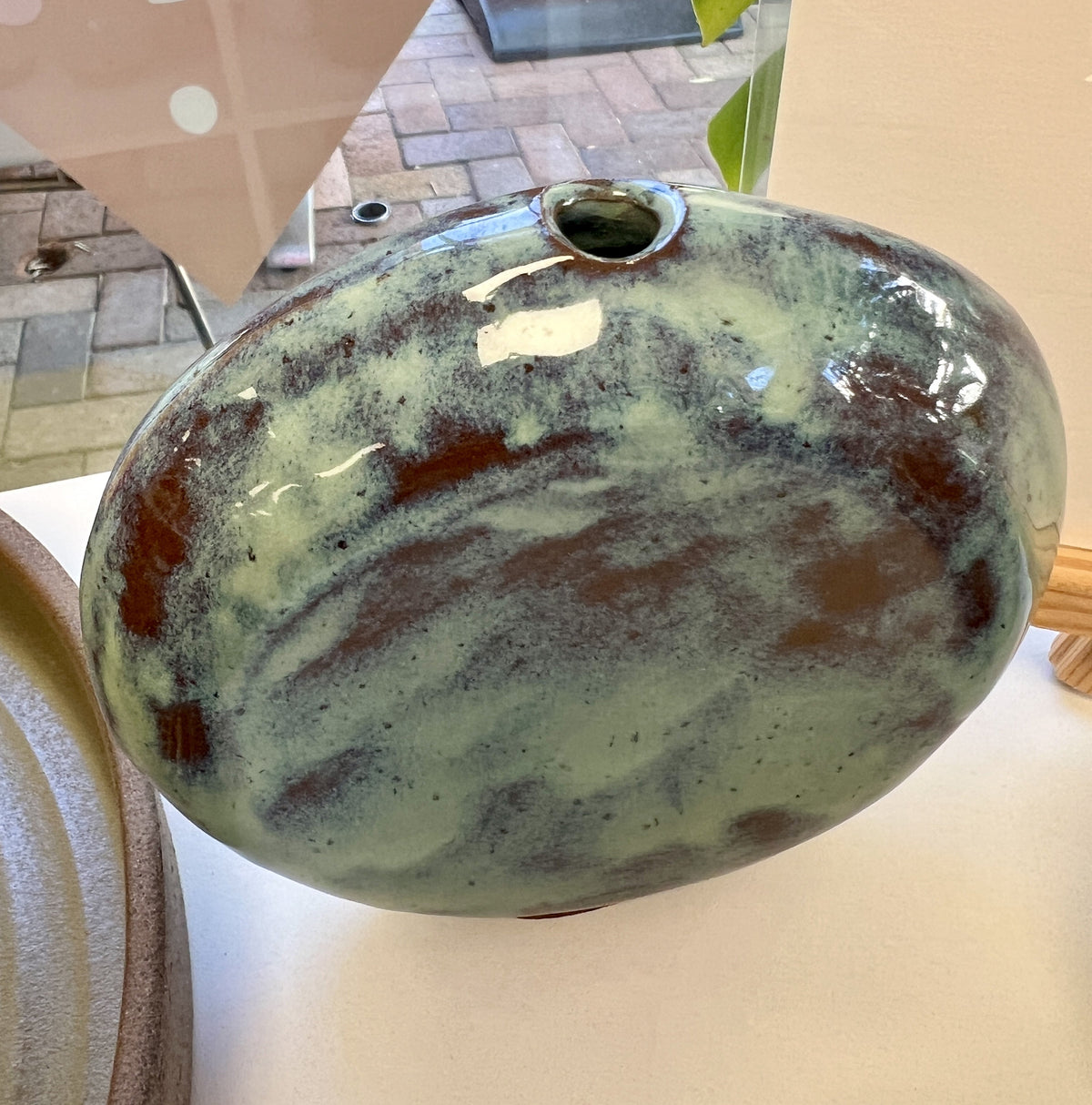 Silverfinch | Circular Vase Blue