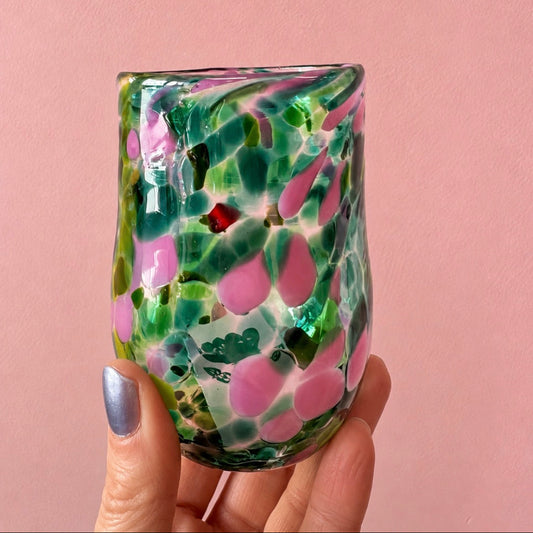 Flame Daisy | Glass Tumblers