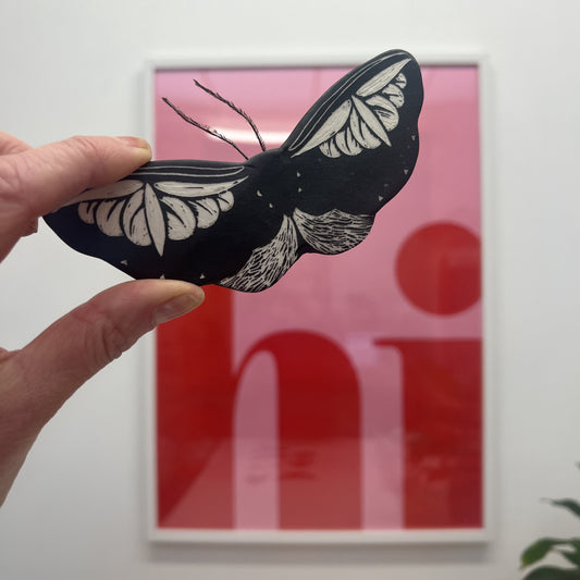 Minty Fresh | Small Ceramic Moths
