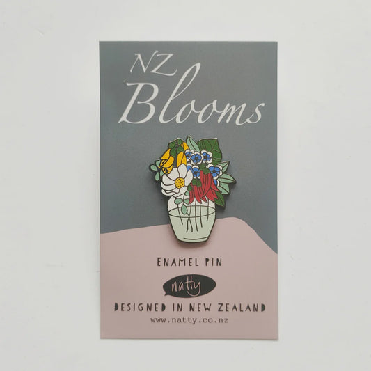 NZ Blooms Enamel Pin