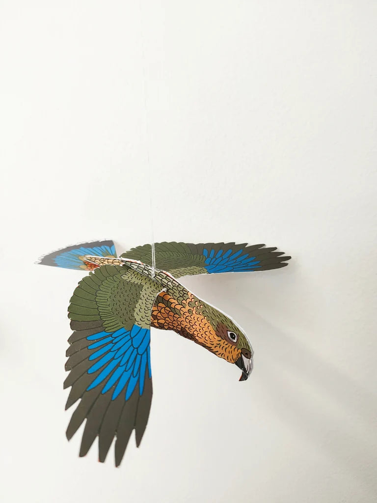 Pīwakawaka Fantail 3D decoration Greeting card