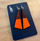 Wooden Drop Earrings