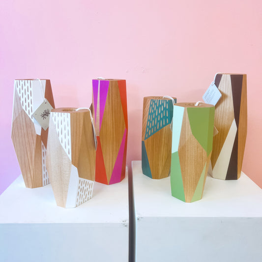 Gwyneth Hulse | Kauri Faceted Vase