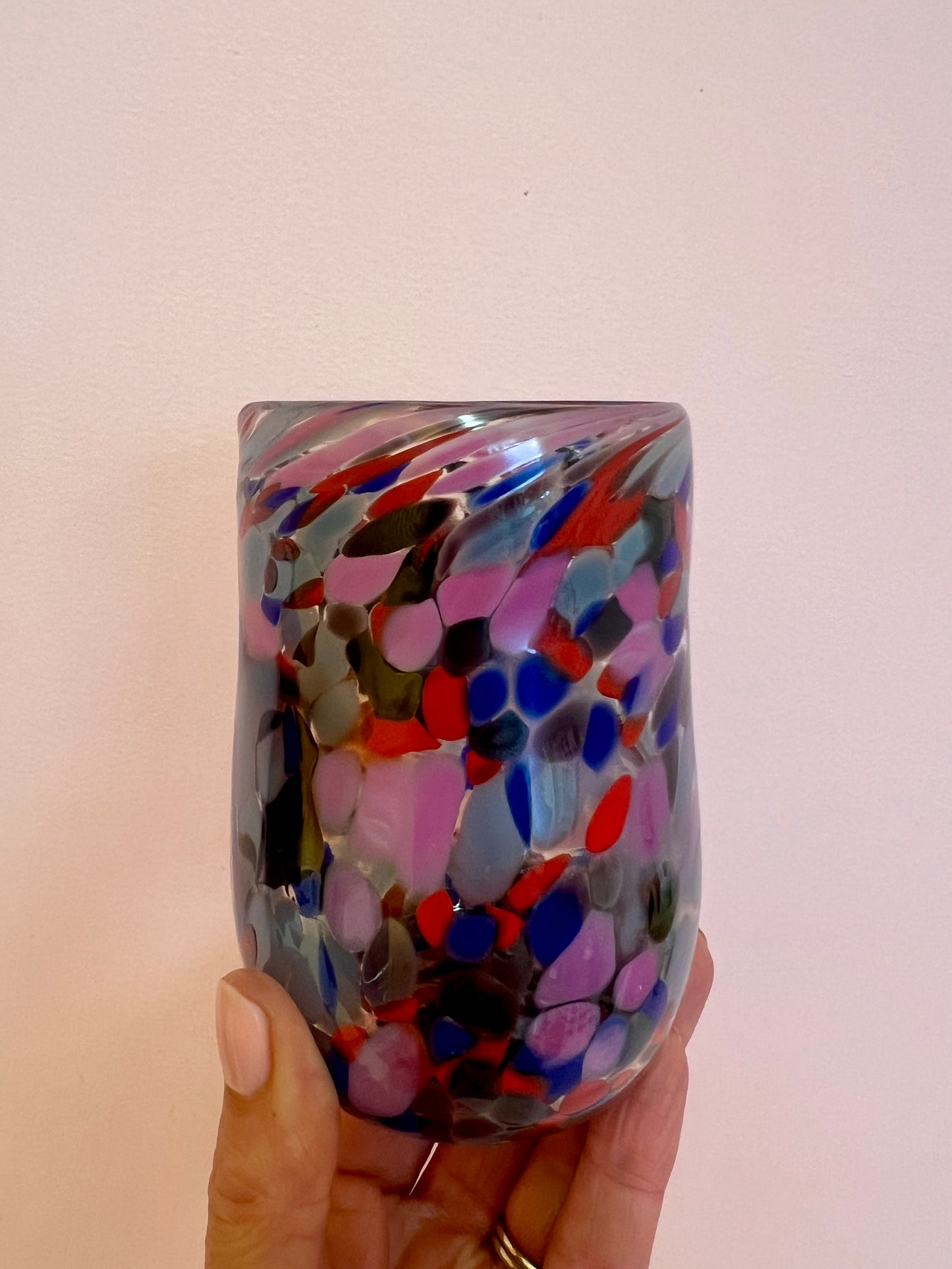 Flame Daisy | Glass Tumblers