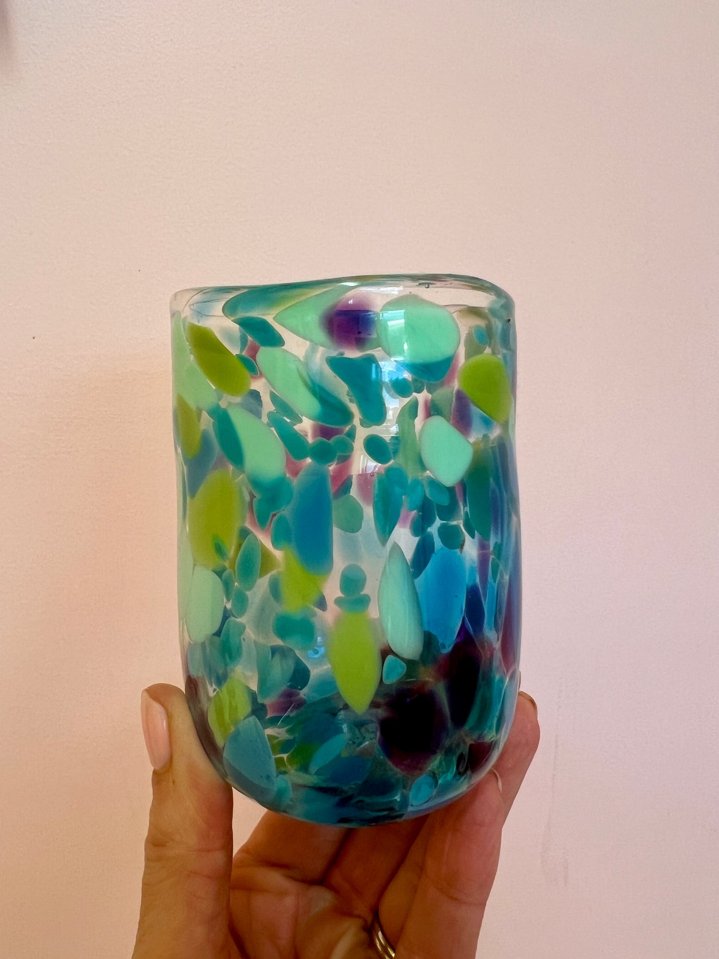 Flame Daisy | Glass Tumblers