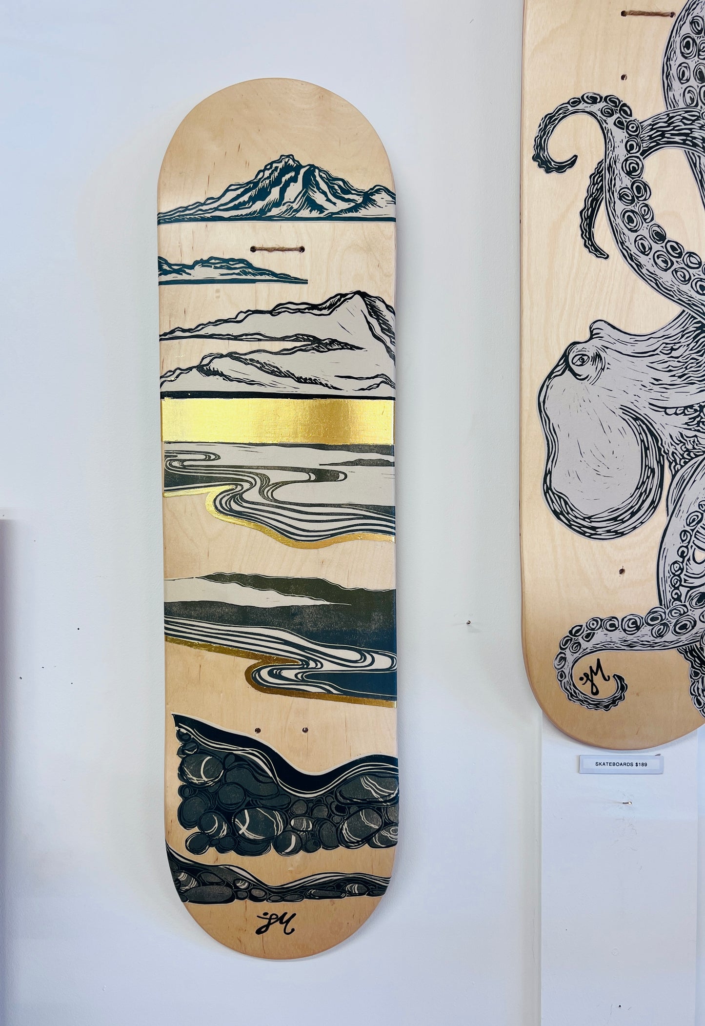 Shoreline Studio | Golden Glow Mountains Deck