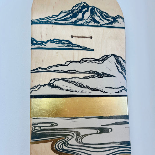 Shoreline Studio | Golden Glow Mountains Deck
