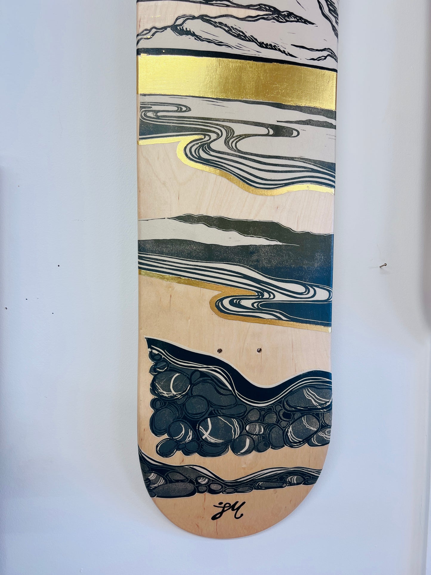 Shoreline Studio | Golden Glow Mountains Deck