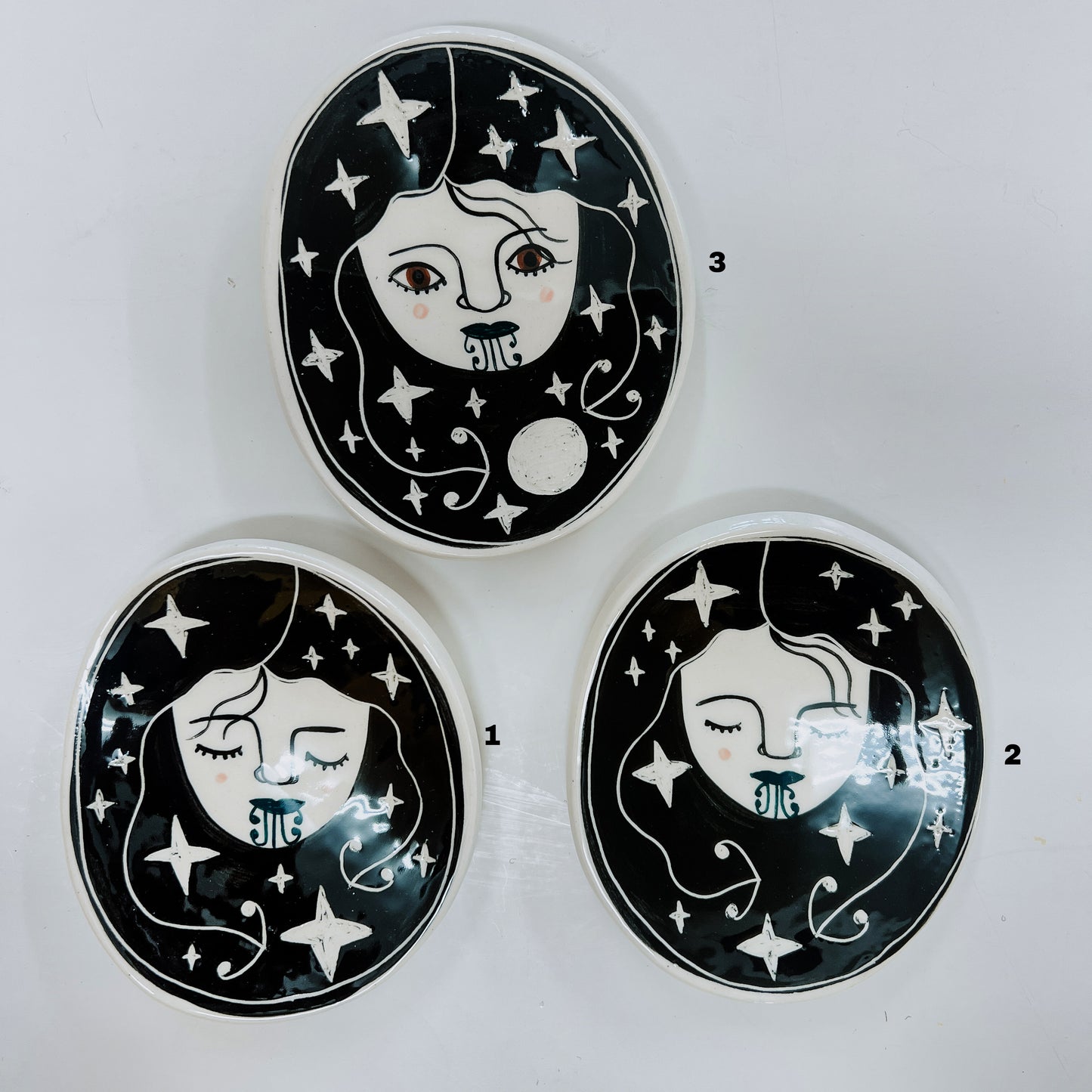 Ceramic Wahine Dishes