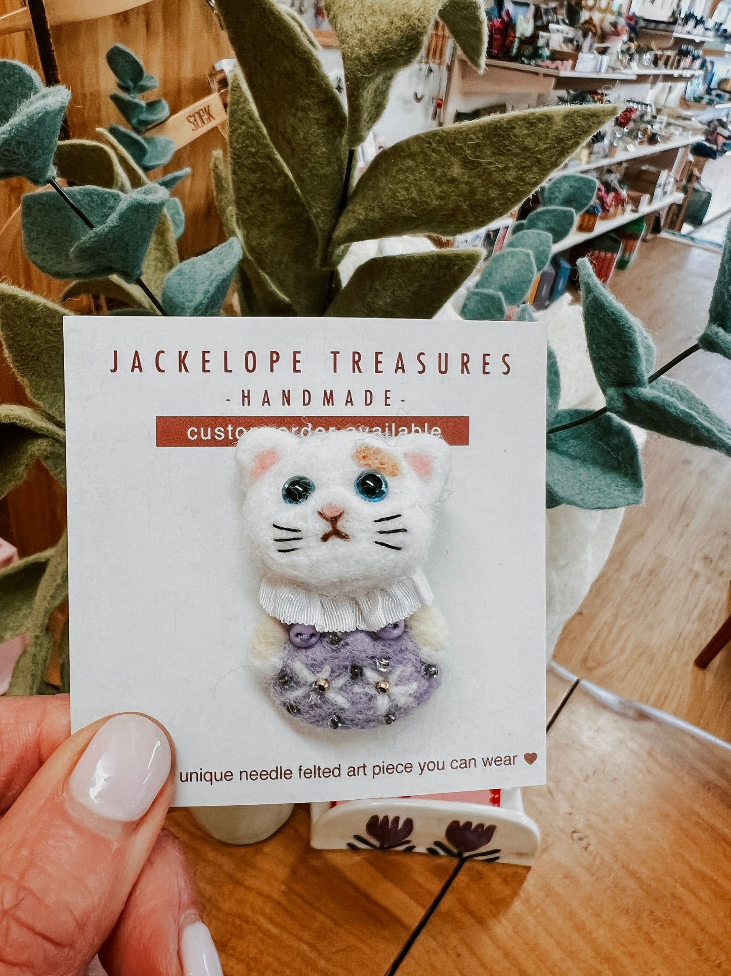 Jackelope Treasures | Kitty Brooches