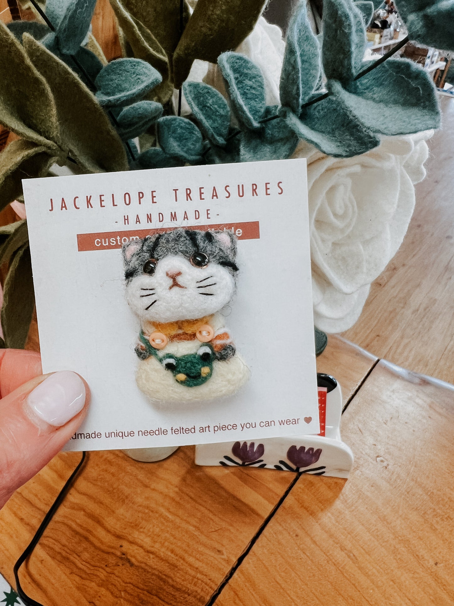 Jackelope Treasures | Kitty Brooches