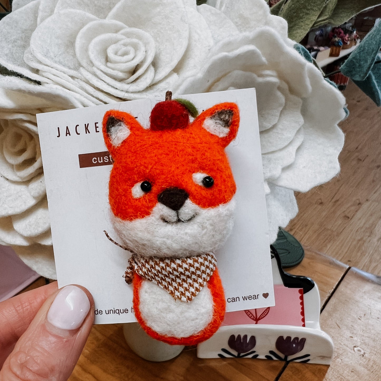 Jackelope Treasures | Smart Fox Brooch