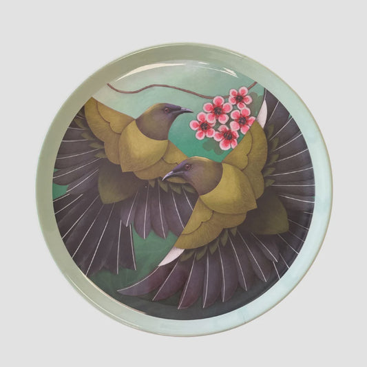 KATHRYN FURNISS | Melamine Tray - Korimako and the Manuka Necklace
