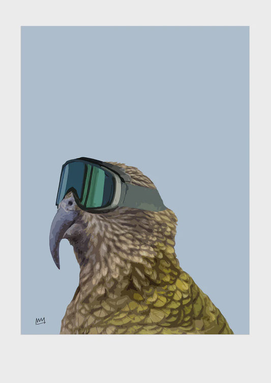 Melissa Sharplin  | KEA SKIER A4 Print
