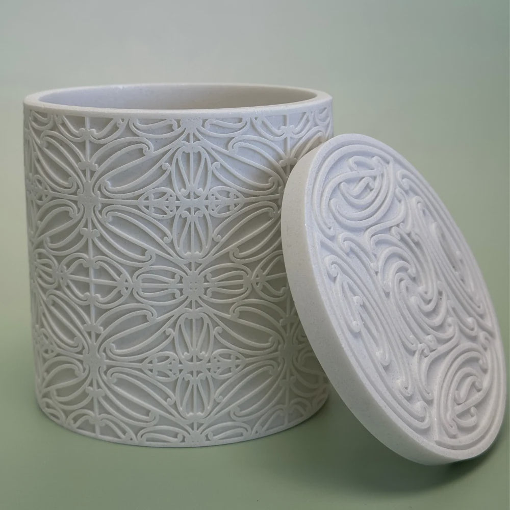 Revolution Aotearoa Large Engraved Storage Jar