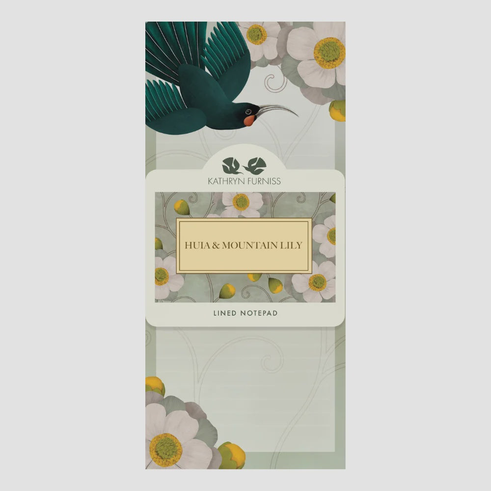 Kathryn Furniss List Pad | Huia & Mountain Lily