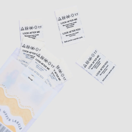 Sewing Labels | Look After Me Look After You | 6 Sew-in Labels