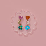 Mia Earrings - Rainbow