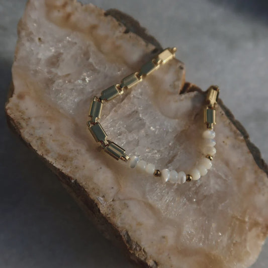 Bracelet - Pearl + Chain