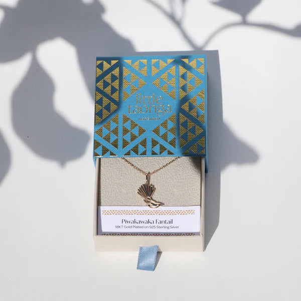 Piwakawaka Necklace | Gold or Silver