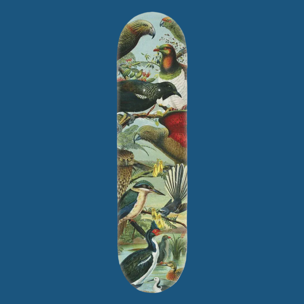 NZ Native Birds Skateboard Deck