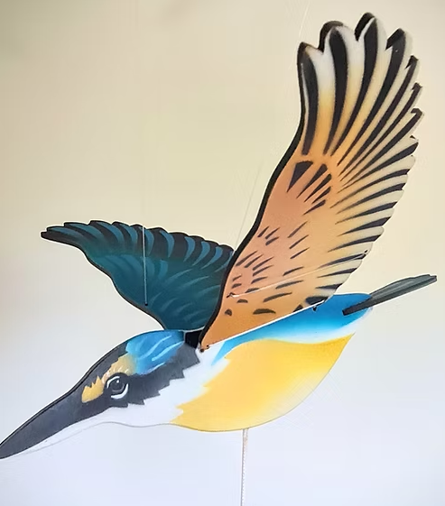 Hanging Bird Mobile | Kōtare/Sacred Kingfisher