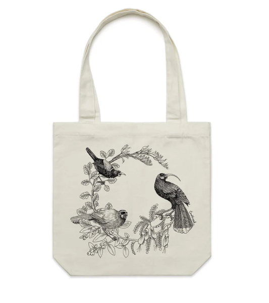Kōkako huia saddleback/tīeke Tote Bag