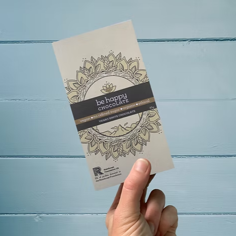 Be Happy | Vegan White Chocolate