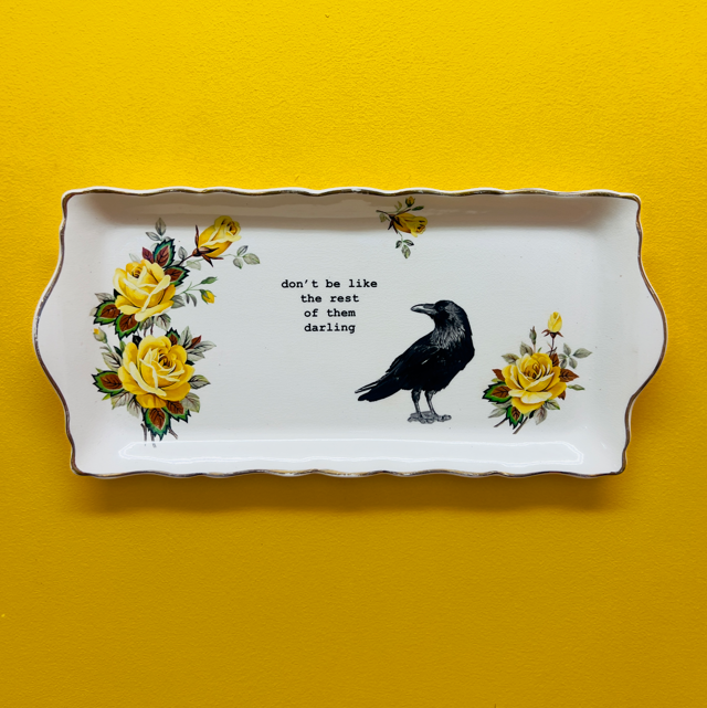 The Black Pixie | Crow Plate