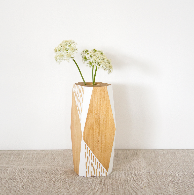 Gwyneth Hulse | Kauri Faceted Vase