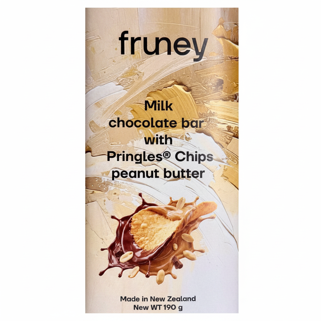 Fruney Pringles Peanut Chocolate bar