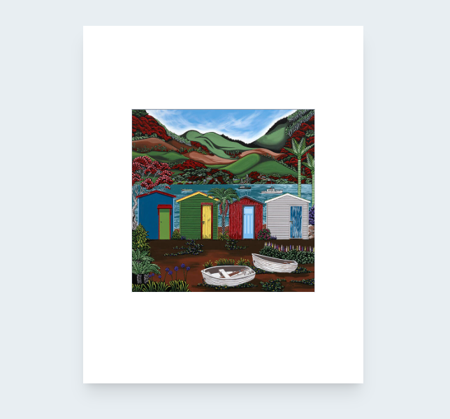 The Boatshed II - Art Print Lisa Jepson