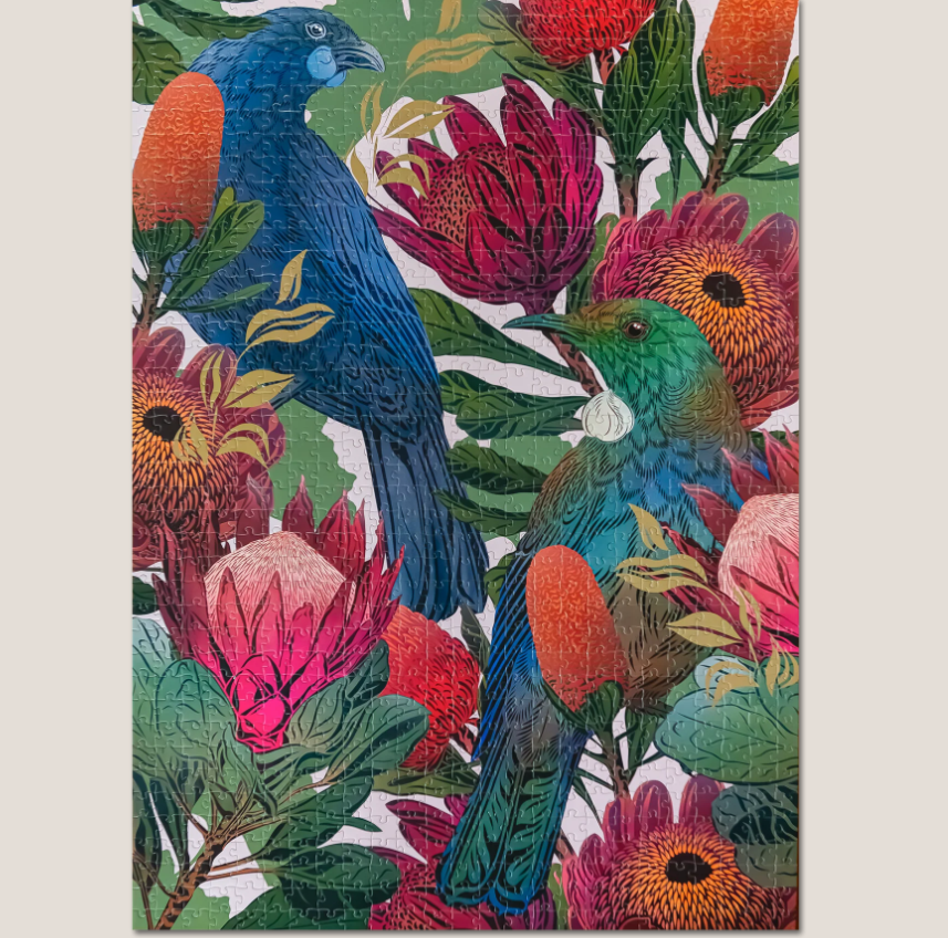 Antipodes Kōkako & Tūī 1000pc Puzzle