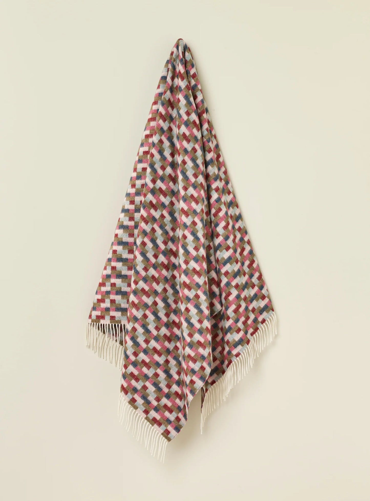 The Bricks Pink & Khaki 100% Merino