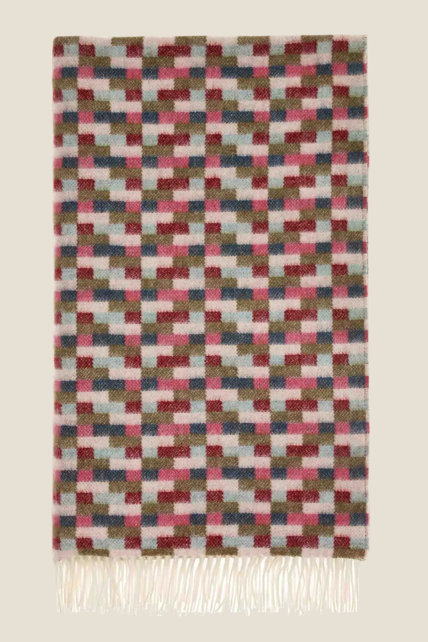 The Bricks Pink & Khaki 100% Merino