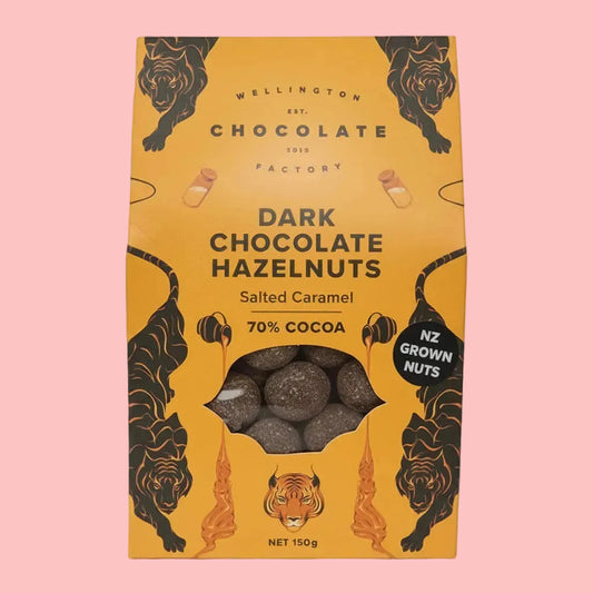 Salted Caramel Dark Chocolate Hazelnuts