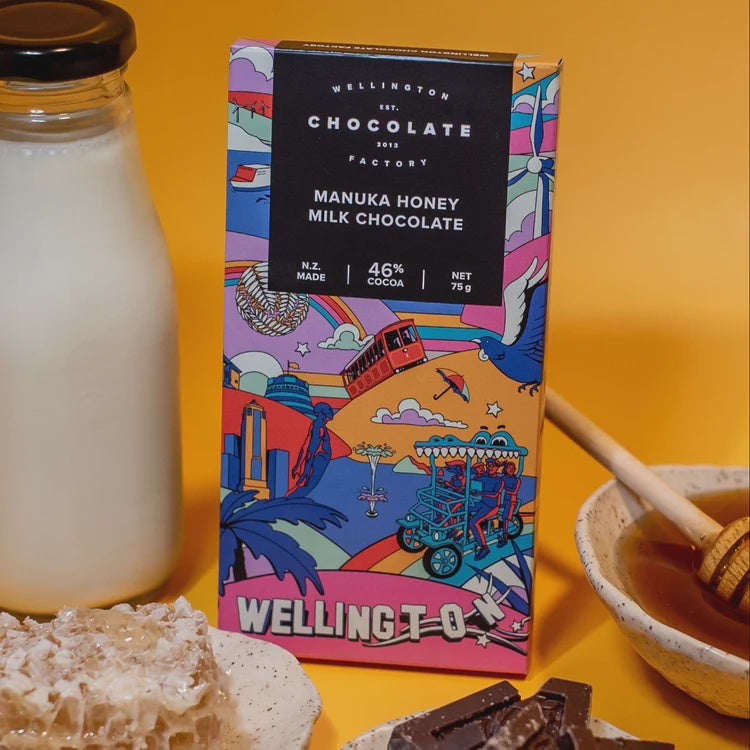 Wellington Chocolate Factory | Manuka Honey Milk Chocolate
