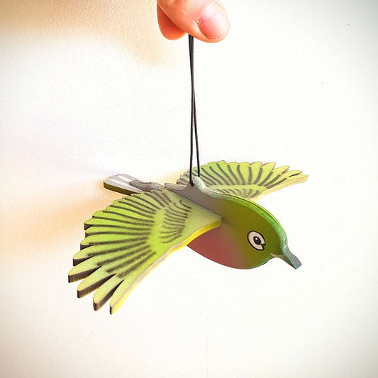 Mini hanging bird | Silvereye/waxeye