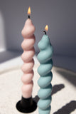 Chunky Spiral Taper Candle