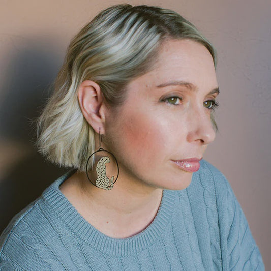 Denz & Co | Cheetah Earrings