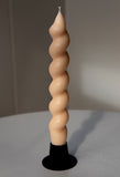 Chunky Spiral Taper Candle