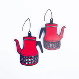 Denz & Co | Scandi Coffee Pot in Black/Red