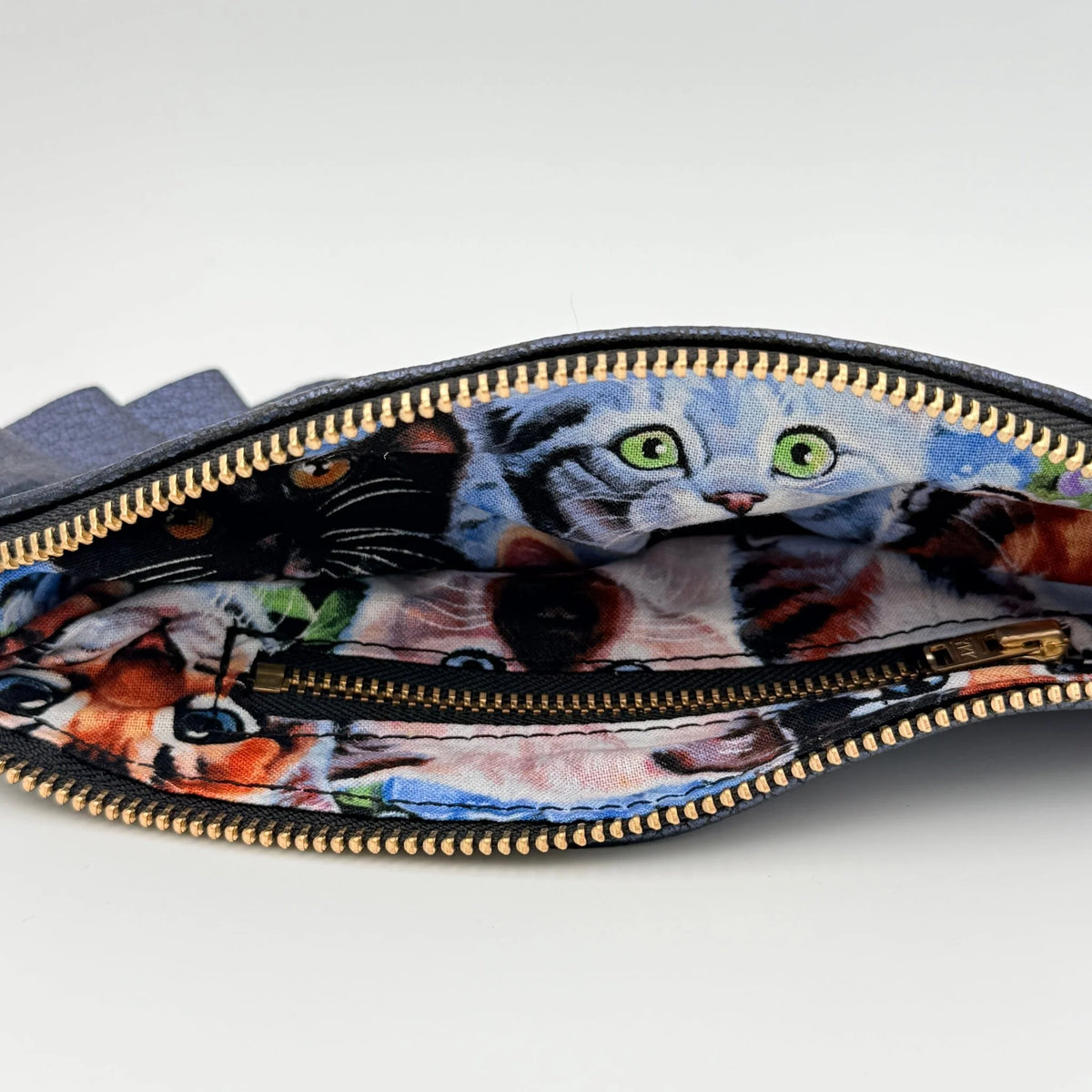 Helen Miller | Ruffle Clutch Midnight