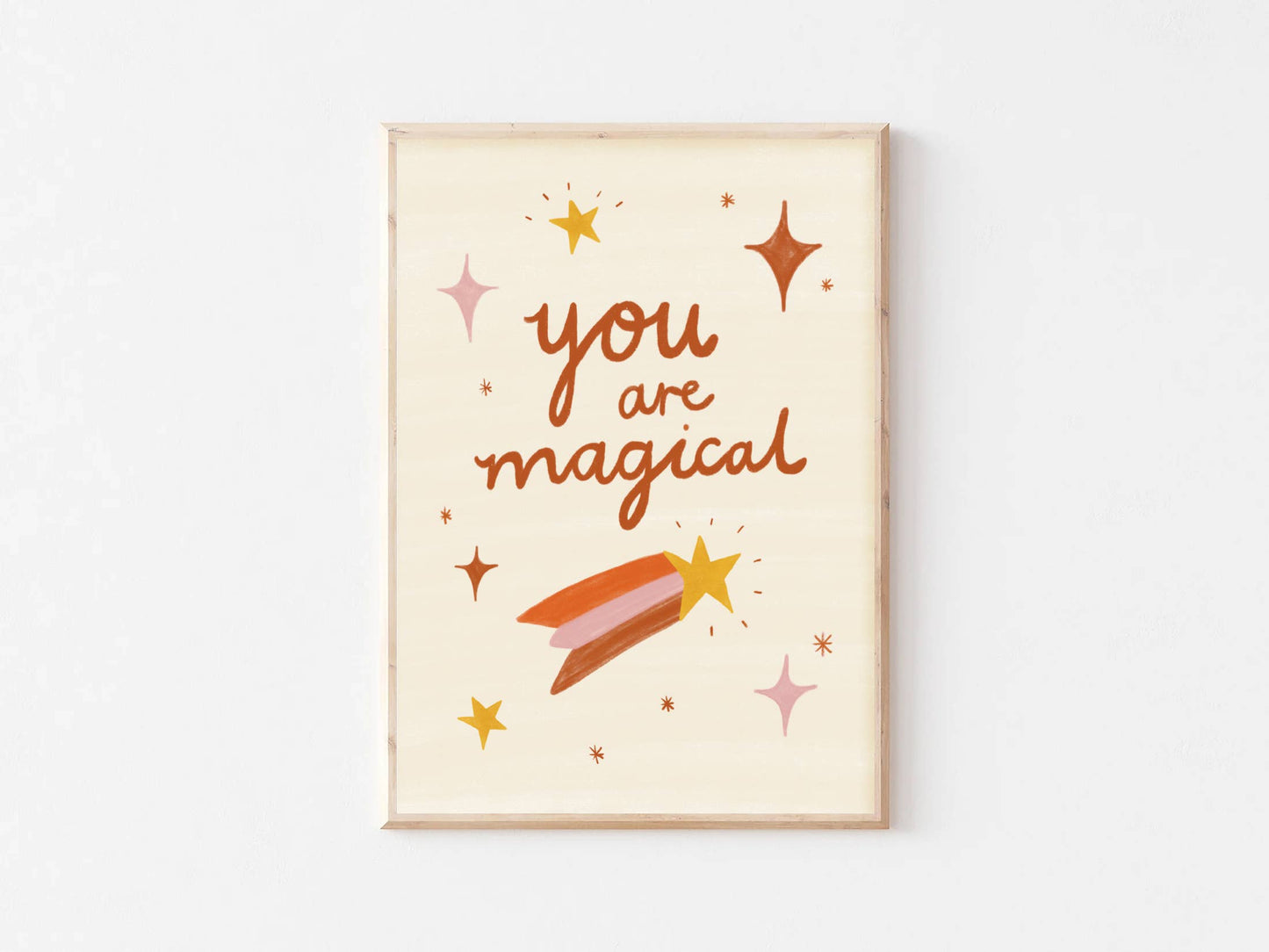 You Are Magical Print - Positive Quote Children's Art Poster