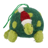 Turtle with Santa Hat