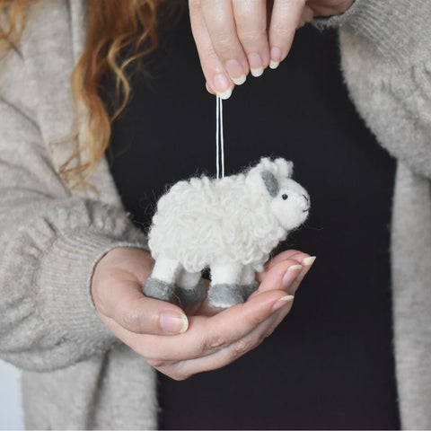 Felt Sheep Decoration