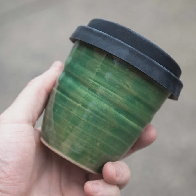 West Coast Stoneware | Jade Travel Cup
