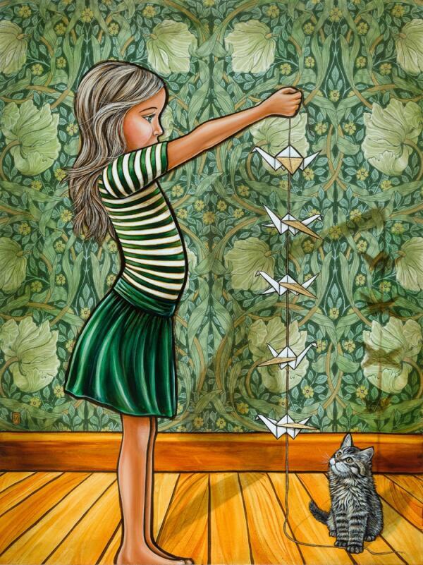 Origami Birds - Art Print Mandy Williams